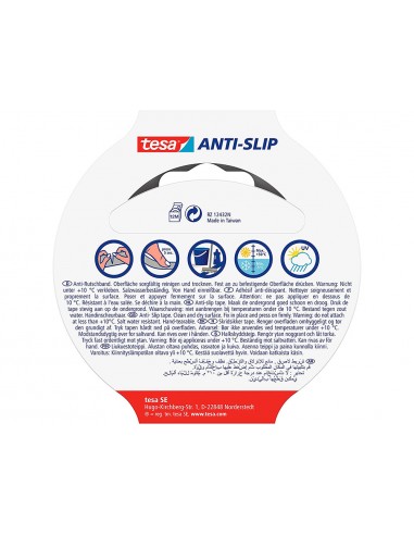 Cinta antideslizante adhesiva tesa...