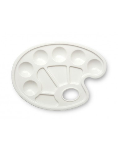 Paleta plàstic lidercolor ovalada 10...