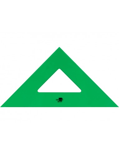 Esquadra liderpapel 32 cm acrílic verd