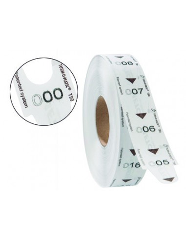 Tickets turnomatic 31x67mm color...