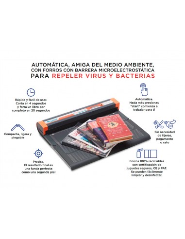 Màquina forradora de llibres colibri...