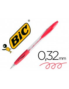 Boligrafo bic atlantis rojo...