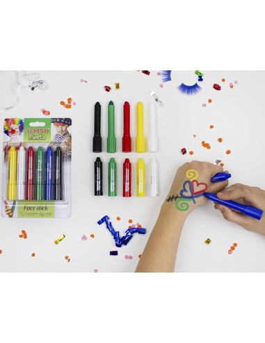 Barra maquillatge face stick 6 colors...