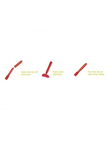 Barra maquillatge face stick 6 colors...