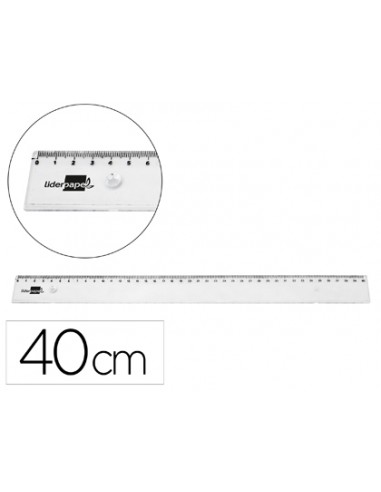 Regla liderpapel plàstic irrompible...