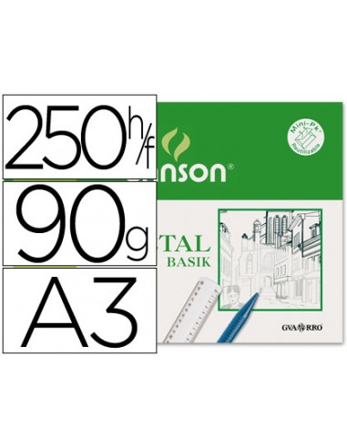 Paper vegetal guarro din a3 90-95 gr...