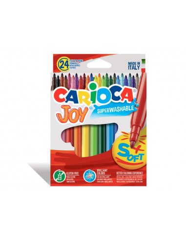 Rotulador carioca joy caja de 24...