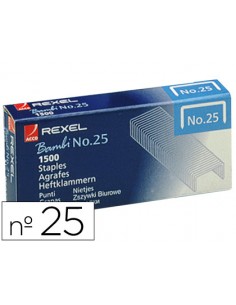 Grapas rexel nº25 21/4 caja...