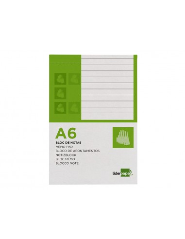 Bloc notes liderpapel horitzontal a6...
