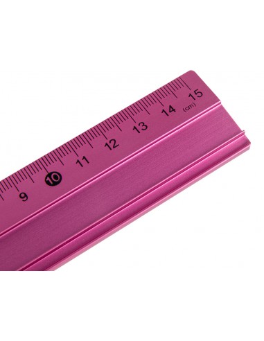 Regla liderpapel 15 cm alumini colors...