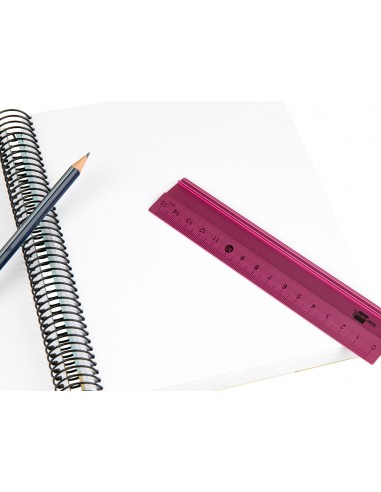Regla liderpapel 15 cm alumini colors...