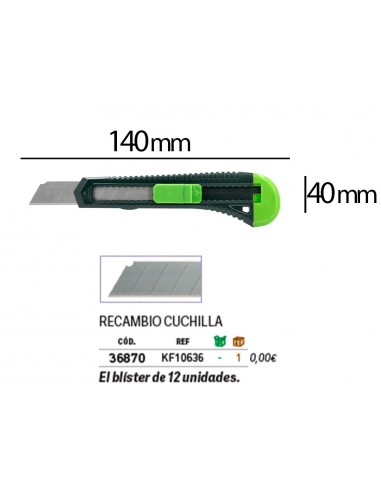 Cuter q-connect plàstic ample amb...
