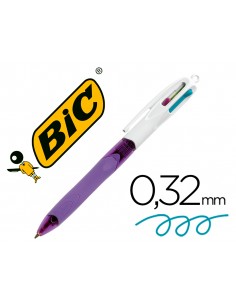 Boligrafo bic cuatro...