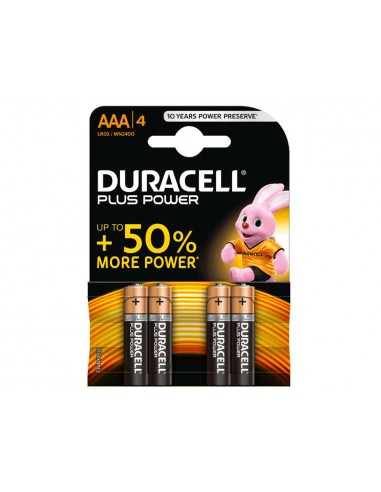 Pila duracell alcalina plus aaa...