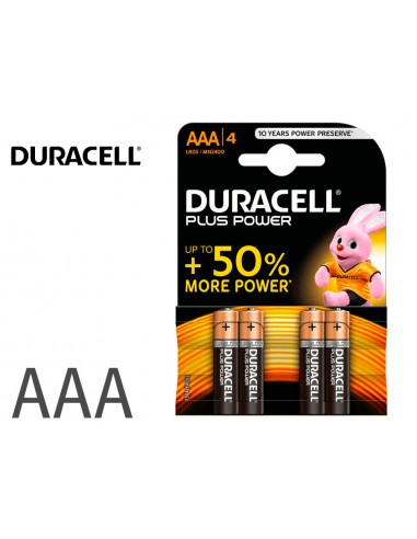 Pila duracell alcalina plus aaa...