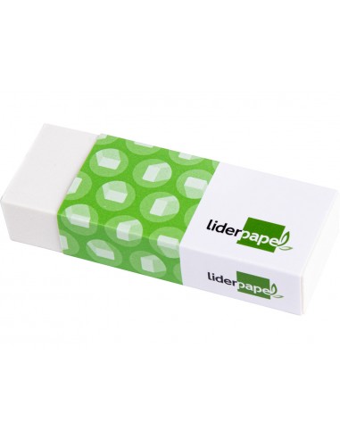 Goma d'esborrar liderpapel blanca unitat