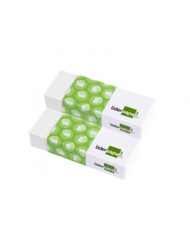 Goma d'esborrar liderpapel blanca unitat