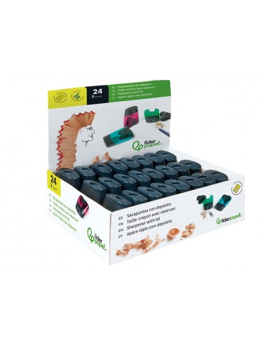 Sacapuntes liderpapel plàstic 1 ús...