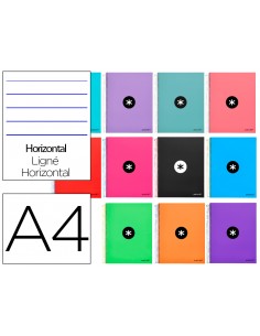 Cuaderno espiral a4 micro...
