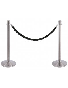 Poste separador cromado... 2