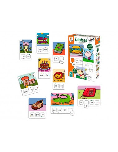 Joc diset didàctic les silabes