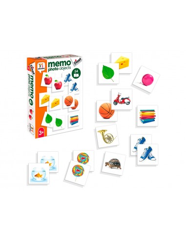 Joc diset didàctic memo photo objects