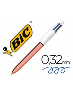 Boligrafo bic cuatro...