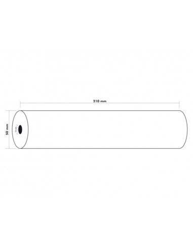 Rollo papel fax exacompta 210 mm x 30 mt