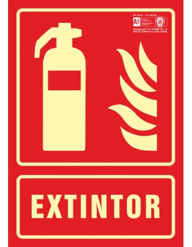 Pictograma syssa senyal d'extintor en...