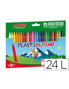 Lapices cera alpino plasti...