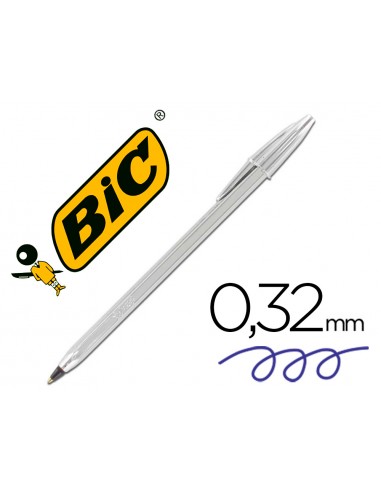 Boligraf bic vidre celebration plata...