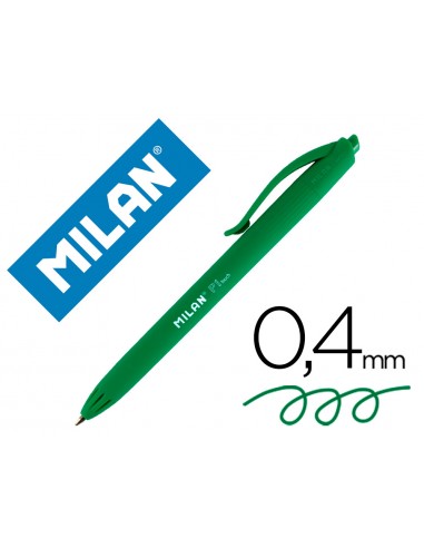 Boligrafo milan p1 retractil 1 mm...