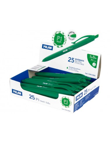 Boligrafo milan p1 retractil 1 mm...