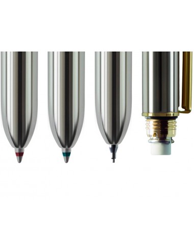 Boligrafo milan multifuncion cromado...