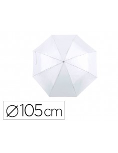 Paragues de poliester blanc...