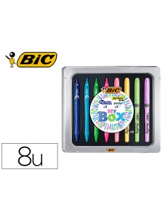 Set bic caja metalica 4...