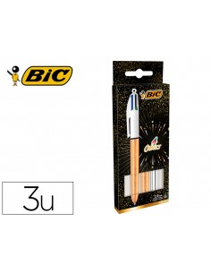 Boligrafo bic cuatro...