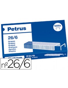 Grapas petrus nº 26/6 caja...