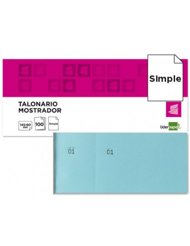 Talonari liderpapel mostrador 60x145...