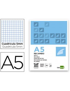 Recambio liderpapel a5 120...