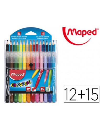 Pack combo maped color peps 12...