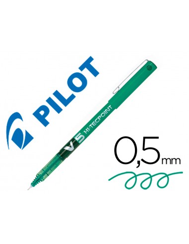 Retolador pilot punta agulla v-5 verd...