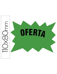 Cartel cartulina etiquetas...