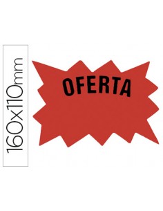 Cartel cartulina etiquetas...