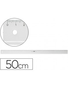Regla m+r 50 cm plastico...