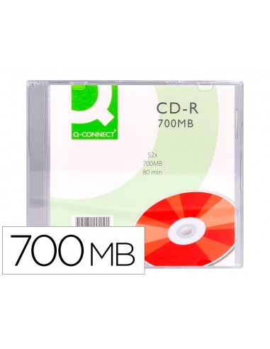 Cd-r q-connect capacitat 700mb durada...