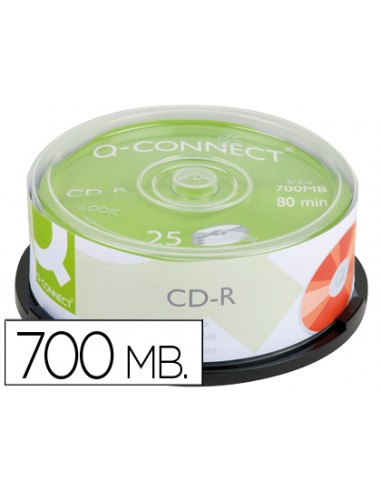 Cd-r q-connect capacitat 700mb durada...