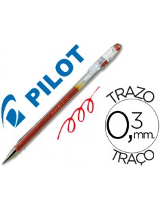 Boligrafo pilot g-1 rojo...