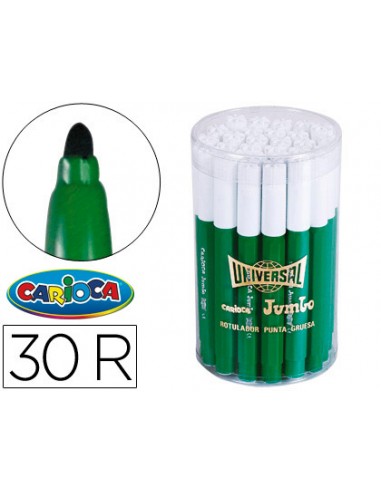 Rotulador carioca jumbo verde punta...