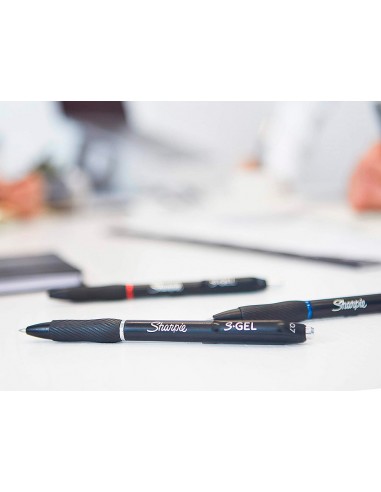 Boligraf sharpie retractil tinta gel...